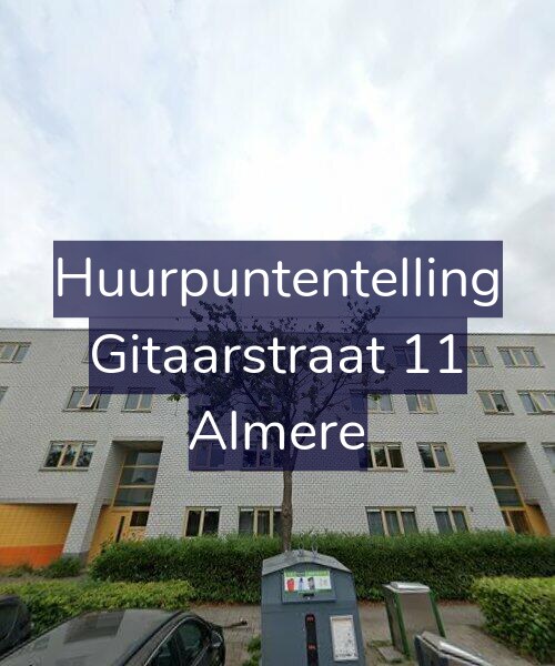 Foto gevel Huurpuntentelling voor Gitaarstraat 11, Almere