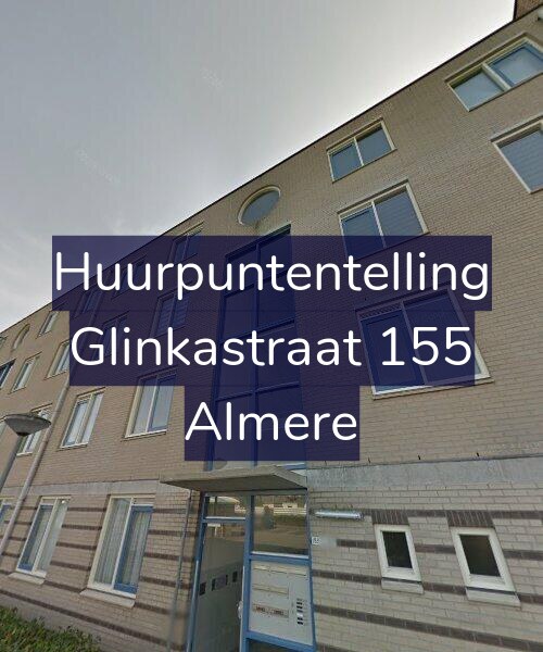 Foto gevel Huurpuntentelling voor Glinkastraat 155, Almere