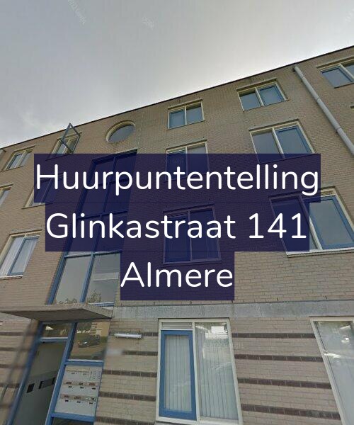 Foto gevel Huurpuntentelling voor Glinkastraat 141, Almere