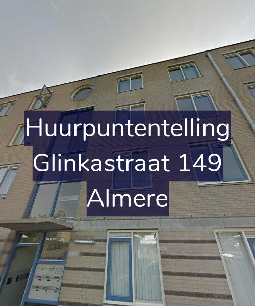 Foto gevel Huurpuntentelling voor Glinkastraat 149, Almere