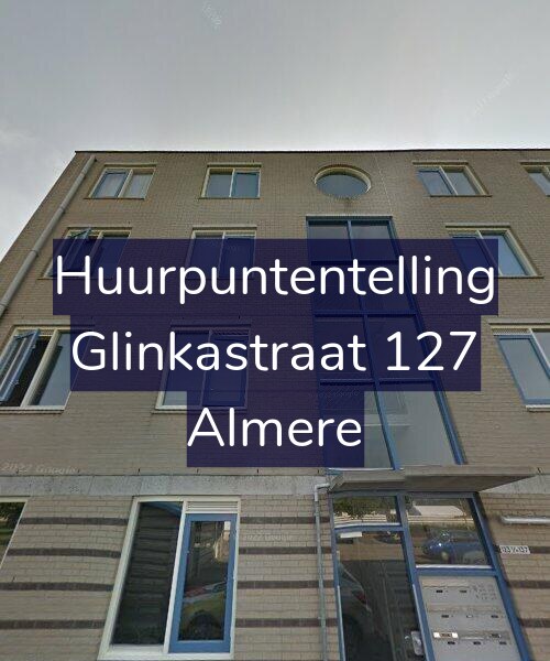 Foto gevel Huurpuntentelling voor Glinkastraat 127, Almere