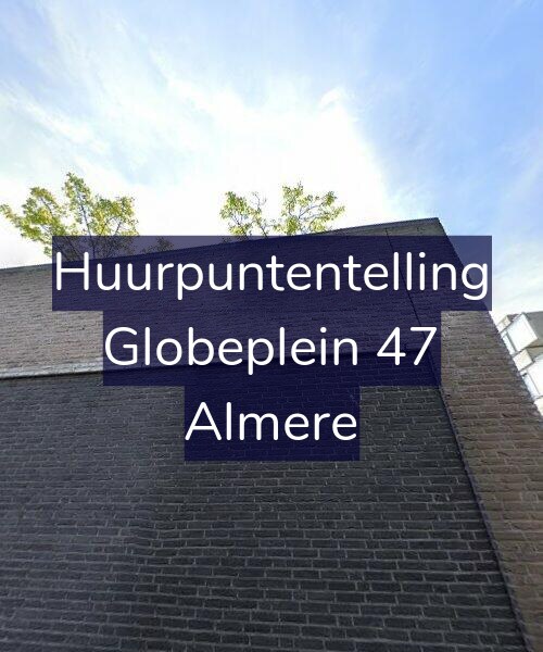 Foto gevel Huurpuntentelling voor Globeplein 47, Almere