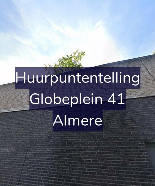 Foto gevel Huurpuntentelling voor Globeplein 41, Almere