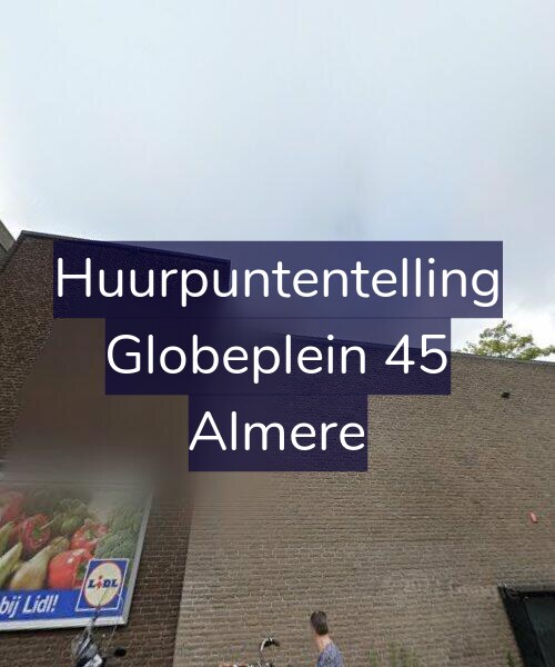 Foto gevel Huurpuntentelling voor Globeplein 45, Almere