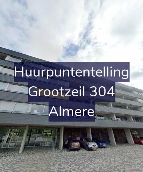 Foto gevel Huurpuntentelling voor Grootzeil 304, Almere