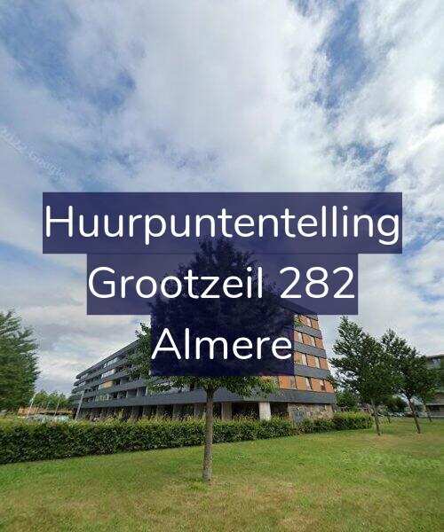 Foto gevel Huurpuntentelling voor Grootzeil 282, Almere