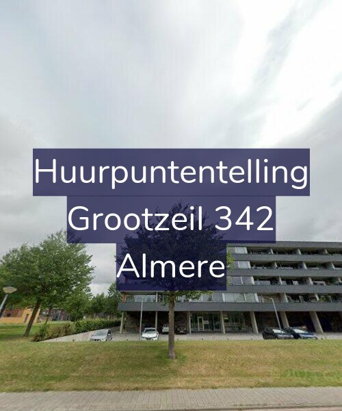 Foto gevel Huurpuntentelling voor Grootzeil 342, Almere