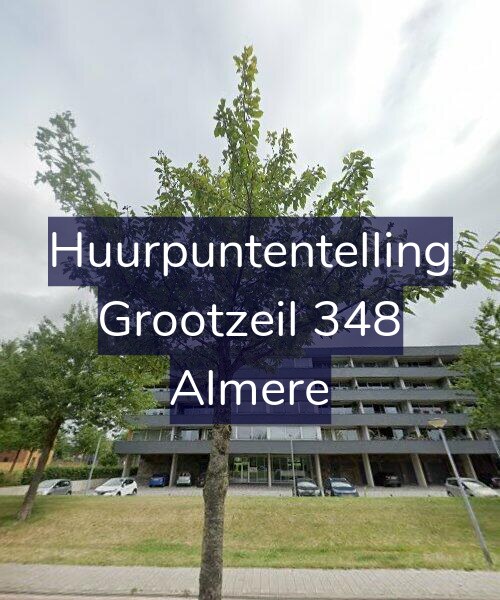 Foto gevel Huurpuntentelling voor Grootzeil 348, Almere
