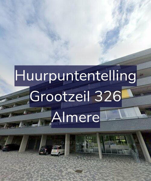 Foto gevel Huurpuntentelling voor Grootzeil 326, Almere
