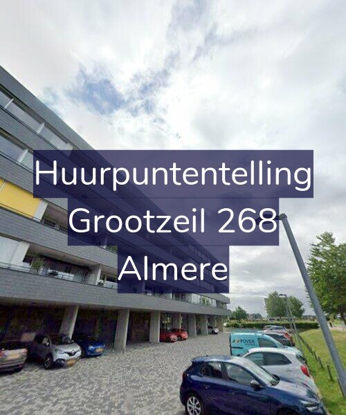 Foto gevel Huurpuntentelling voor Grootzeil 268, Almere
