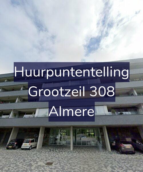 Foto gevel Huurpuntentelling voor Grootzeil 308, Almere