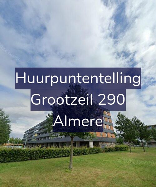 Foto gevel Huurpuntentelling voor Grootzeil 290, Almere