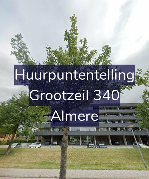 Foto gevel Huurpuntentelling voor Grootzeil 340, Almere