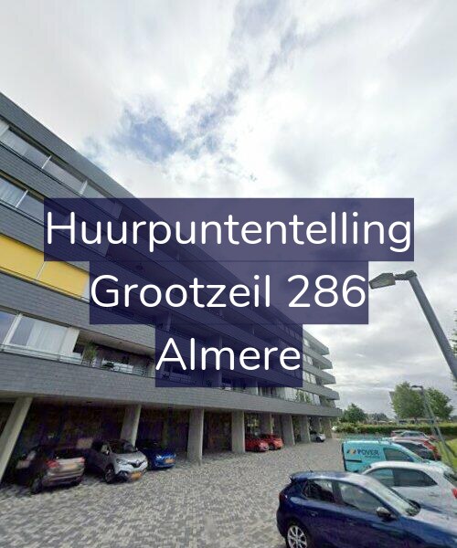 Foto gevel Huurpuntentelling voor Grootzeil 286, Almere