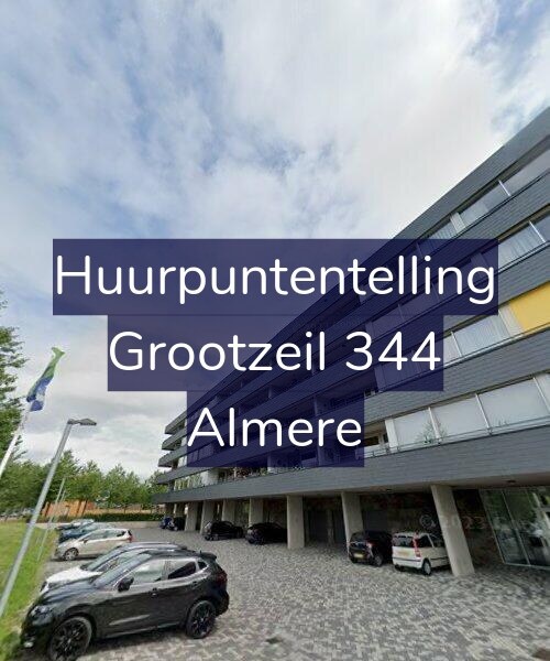 Foto gevel Huurpuntentelling voor Grootzeil 344, Almere