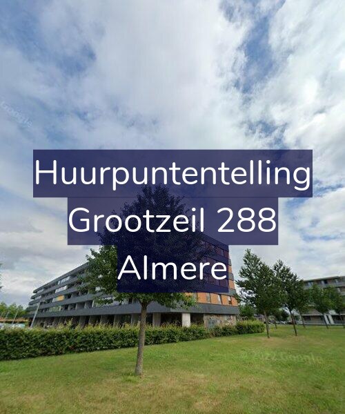 Foto gevel Huurpuntentelling voor Grootzeil 288, Almere