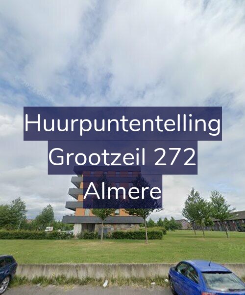 Foto gevel Huurpuntentelling voor Grootzeil 272, Almere