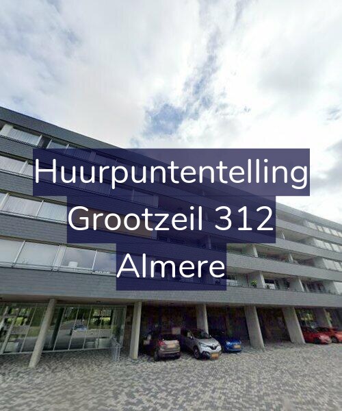 Foto gevel Huurpuntentelling voor Grootzeil 312, Almere