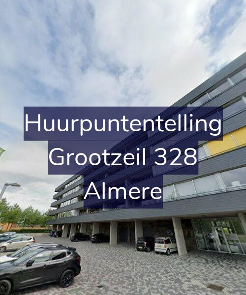 Foto gevel Huurpuntentelling voor Grootzeil 328, Almere