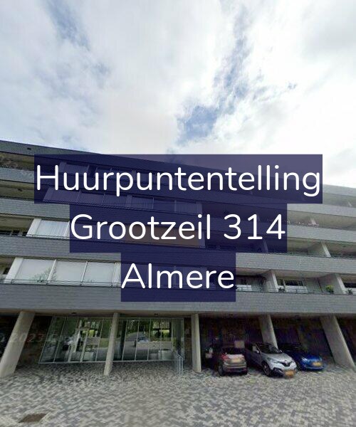 Foto gevel Huurpuntentelling voor Grootzeil 314, Almere