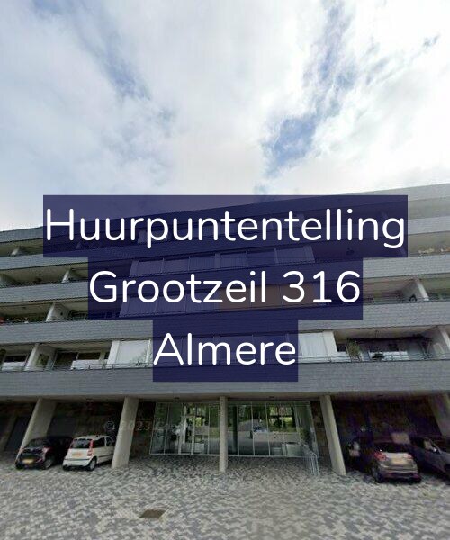 Foto gevel Huurpuntentelling voor Grootzeil 316, Almere