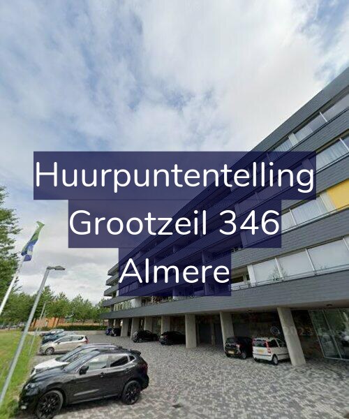 Foto gevel Huurpuntentelling voor Grootzeil 346, Almere