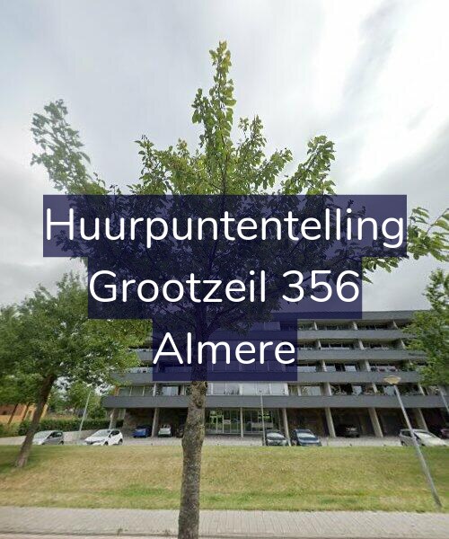 Foto gevel Huurpuntentelling voor Grootzeil 356, Almere