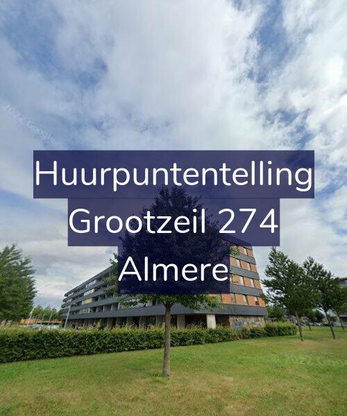 Foto gevel Huurpuntentelling voor Grootzeil 274, Almere