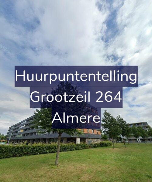 Foto gevel Huurpuntentelling voor Grootzeil 264, Almere