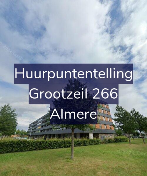 Foto gevel Huurpuntentelling voor Grootzeil 266, Almere