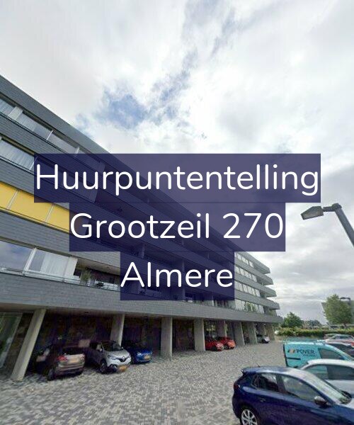 Foto gevel Huurpuntentelling voor Grootzeil 270, Almere