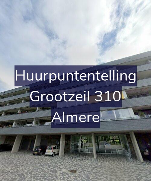 Foto gevel Huurpuntentelling voor Grootzeil 310, Almere