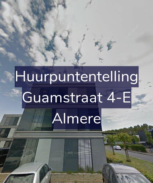 Foto gevel Huurpuntentelling voor Guamstraat 4-E, Almere