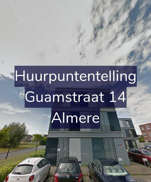Foto gevel Huurpuntentelling voor Guamstraat 14, Almere