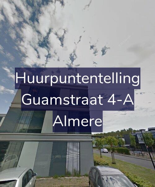 Foto gevel Huurpuntentelling voor Guamstraat 4-A, Almere