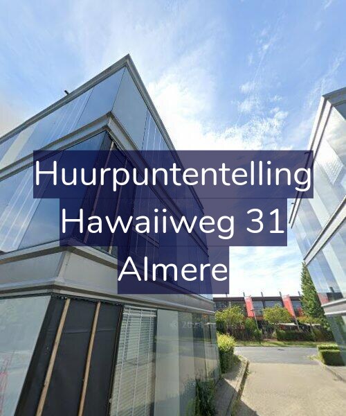 Foto gevel Huurpuntentelling voor Hawaiiweg 31, Almere