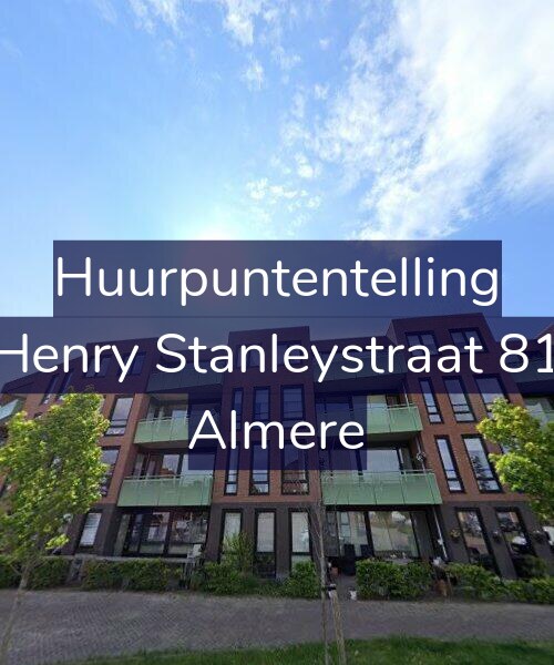 Foto gevel Huurpuntentelling voor Henry Stanleystraat 81, Almere