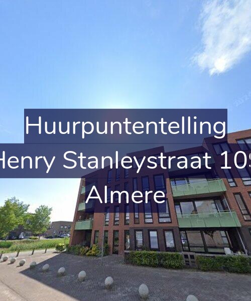 Foto gevel Huurpuntentelling voor Henry Stanleystraat 109, Almere