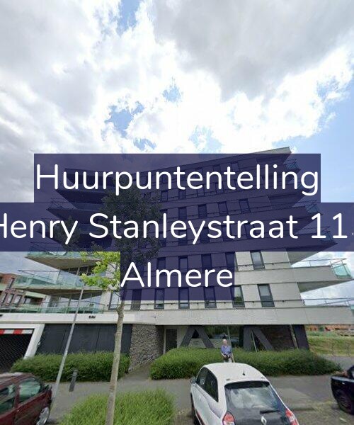 Foto gevel Huurpuntentelling voor Henry Stanleystraat 115, Almere