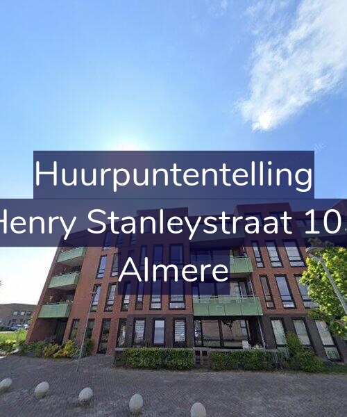 Foto gevel Huurpuntentelling voor Henry Stanleystraat 105, Almere