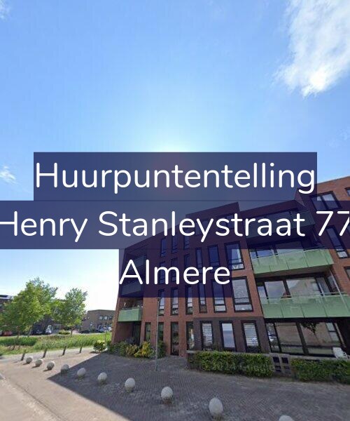 Foto gevel Huurpuntentelling voor Henry Stanleystraat 77, Almere
