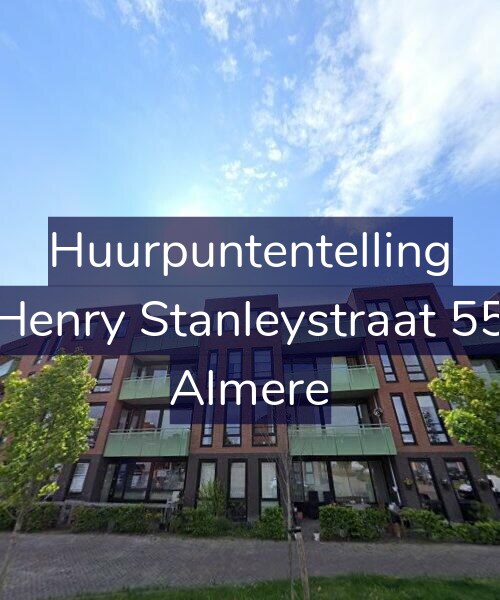 Foto gevel Huurpuntentelling voor Henry Stanleystraat 55, Almere
