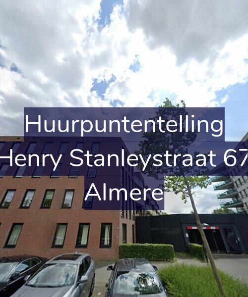 Foto gevel Huurpuntentelling voor Henry Stanleystraat 67, Almere