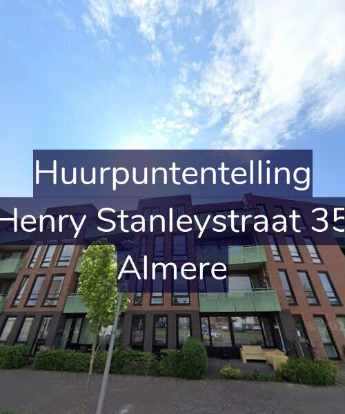 Foto gevel Huurpuntentelling voor Henry Stanleystraat 35, Almere