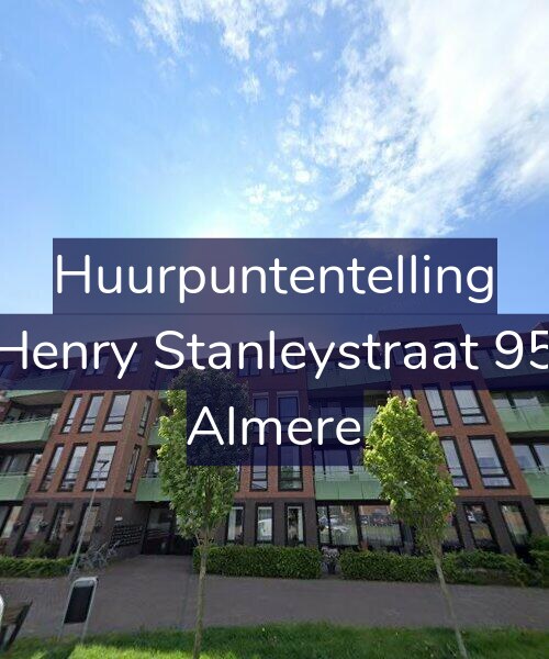 Foto gevel Huurpuntentelling voor Henry Stanleystraat 95, Almere