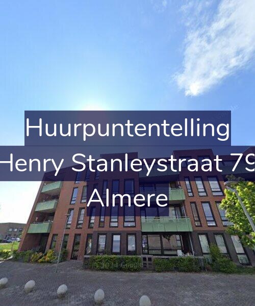 Foto gevel Huurpuntentelling voor Henry Stanleystraat 79, Almere