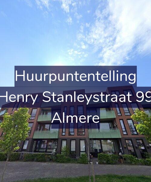 Foto gevel Huurpuntentelling voor Henry Stanleystraat 99, Almere