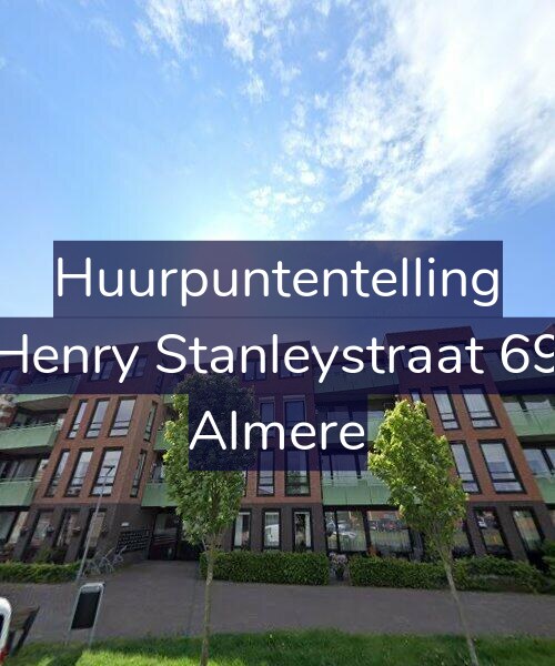 Foto gevel Huurpuntentelling voor Henry Stanleystraat 69, Almere