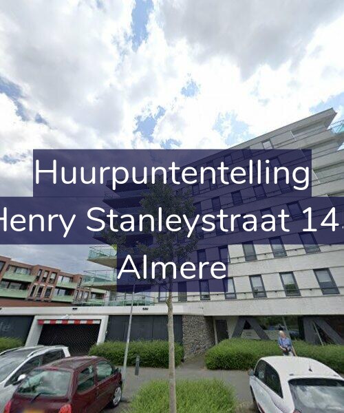 Foto gevel Huurpuntentelling voor Henry Stanleystraat 145, Almere