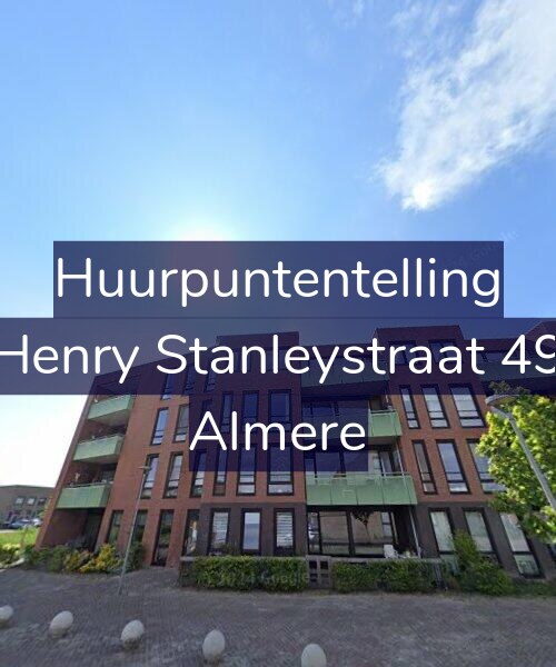 Foto gevel Huurpuntentelling voor Henry Stanleystraat 49, Almere